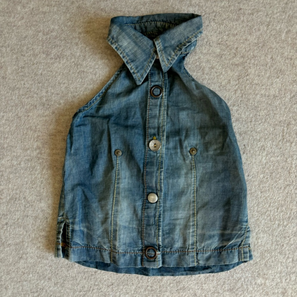 Miss Sixty Denim Crop Top